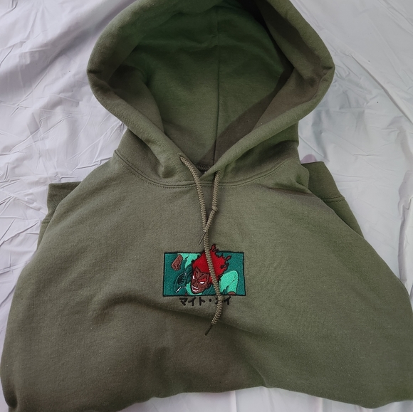 Naruto Might Guy Embroidery Hoodie - Picture 3 of 3